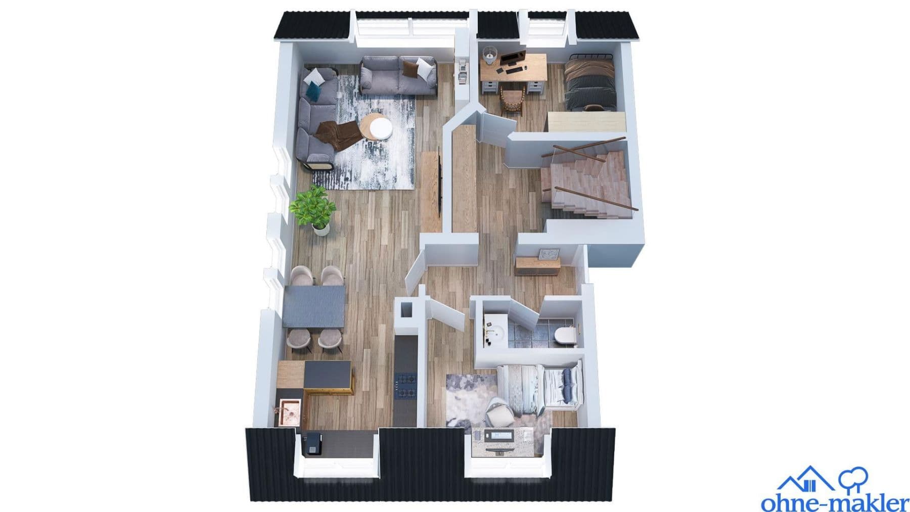 Pronájem bytu 4+kk 95 m², Beim Schloßhof 10, Remseck am Neckar, Bádensko-Württembersko Pronájem bytu 4+kk 95 m², Beim Schloßhof 10, Remseck am Neckar, Bádensko-Württembersko