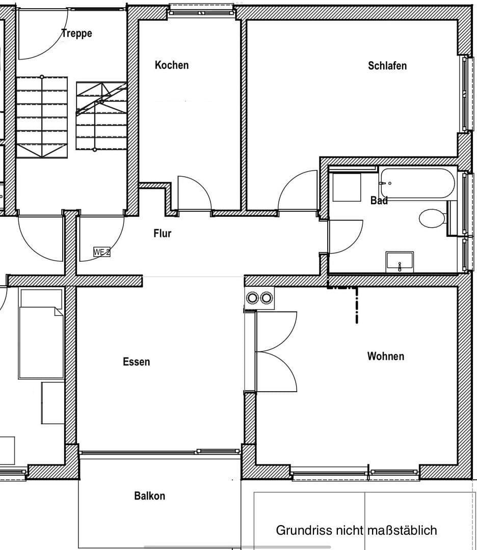 Pronájem bytu 3+1 74 m², Gerbrunn, Bavorsko Pronájem bytu 3+1 74 m², Gerbrunn, Bavorsko