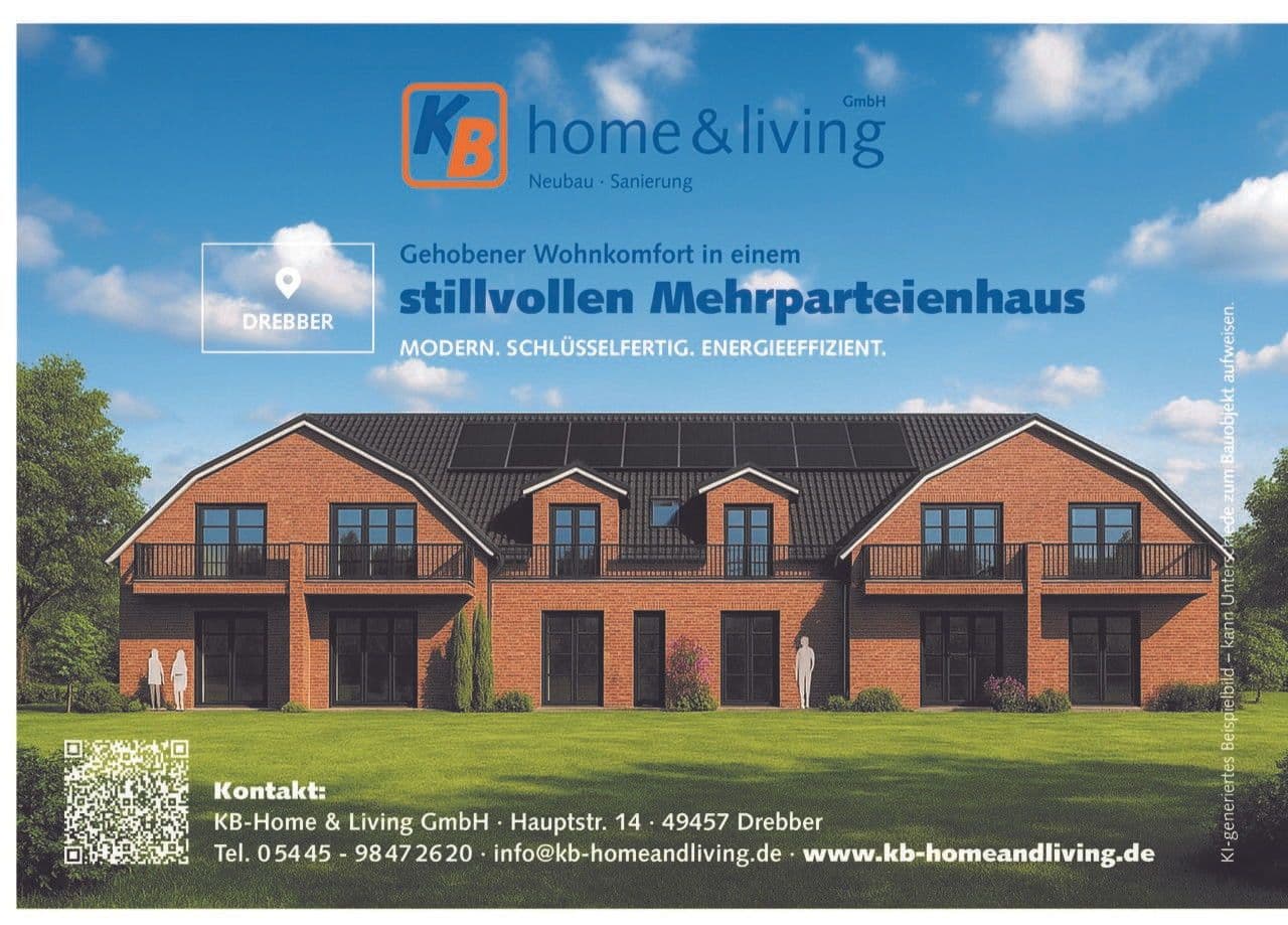 Pronájem bytu 2+1 68 m², Hauptstraße 44, Drebber, Dolní Sasko Pronájem bytu 2+1 68 m², Hauptstraße 44, Drebber, Dolní Sasko