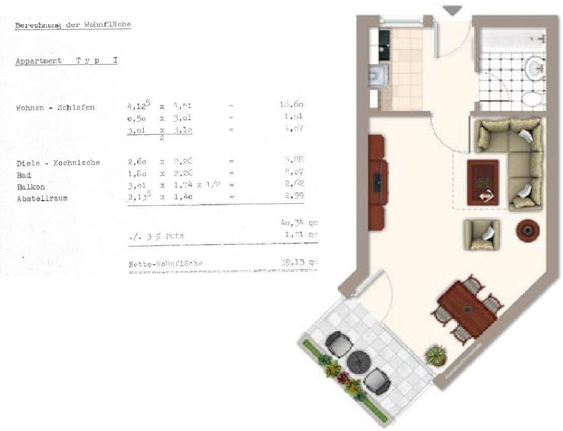 Prodej bytu 1+1 39 m², Shoolweg 11, Baiersbronn, Bádensko-Württembersko Prodej bytu 1+1 39 m², Shoolweg 11, Baiersbronn, Bádensko-Württembersko