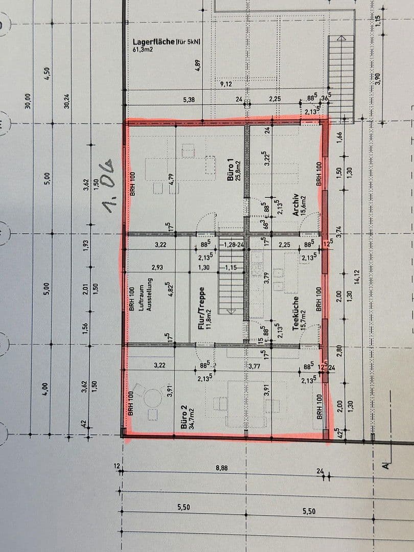 Pronájem kanceláře 196 m², Anhalter Str. 12, Hamm, Severní Porýní-Vestfálsko Pronájem kanceláře 196 m², Anhalter Str. 12, Hamm, Severní Porýní-Vestfálsko