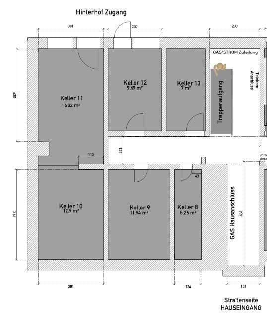 Pronájem nebytového prostoru 103 m², Uellendahler Straße 332, Wuppertal, Severní Porýní-Vestfálsko Pronájem nebytového prostoru 103 m², Uellendahler Straße 332, Wuppertal, Severní Porýní-Vestfálsko