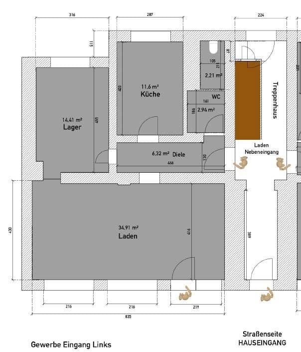 Pronájem nebytového prostoru 103 m², Uellendahler Straße 332, Wuppertal, Severní Porýní-Vestfálsko Pronájem nebytového prostoru 103 m², Uellendahler Straße 332, Wuppertal, Severní Porýní-Vestfálsko