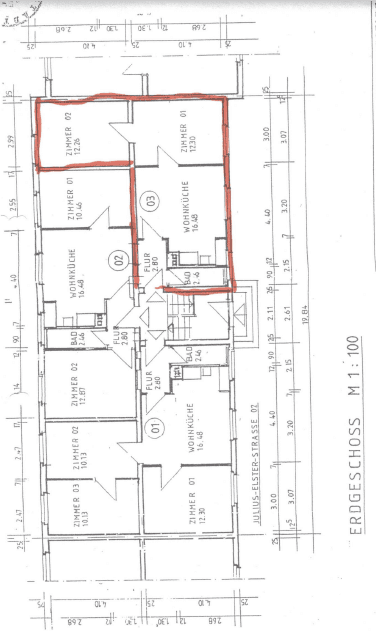 Prodej bytu 2+1 46 m², Braunschweig, Dolní Sasko Prodej bytu 2+1 46 m², Braunschweig, Dolní Sasko