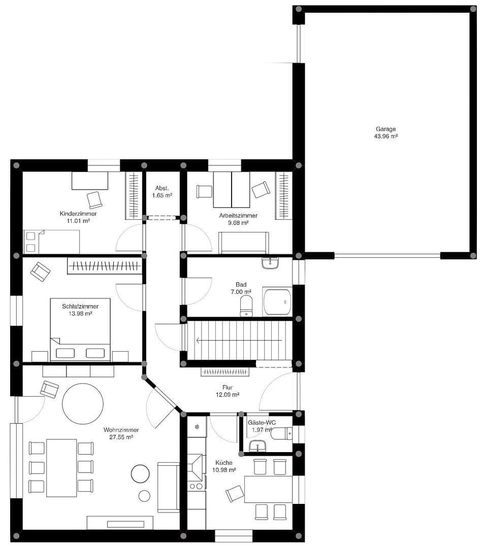 Prodej domu 155 m², pozemek 830 m², Emtinghausen, Dolní Sasko Prodej domu 155 m², pozemek 830 m², Emtinghausen, Dolní Sasko