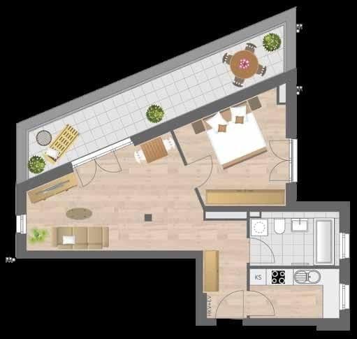 Pronájem bytu 2+1 60 m², Neufahrn bei Freising, Bavorsko Pronájem bytu 2+1 60 m², Neufahrn bei Freising, Bavorsko