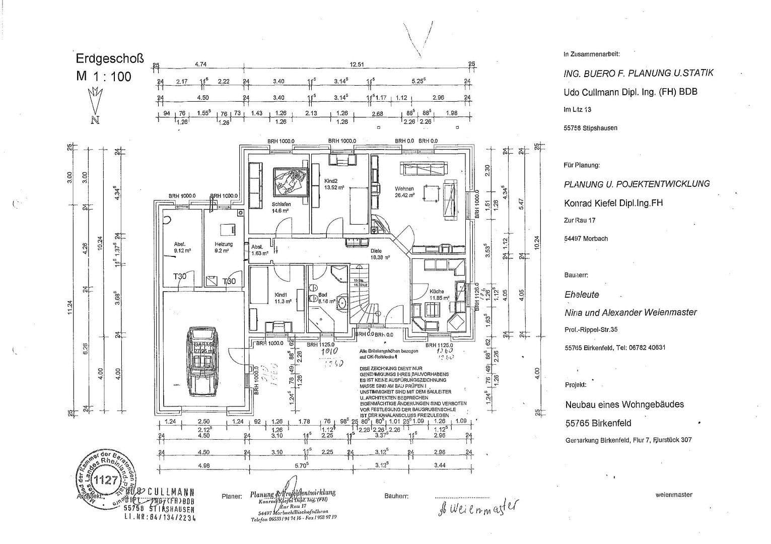 Prodej domu 106 m², pozemek 754 m², Erlengrund 2, Birkenfeld, Porýní-Falc Prodej domu 106 m², pozemek 754 m², Erlengrund 2, Birkenfeld, Porýní-Falc