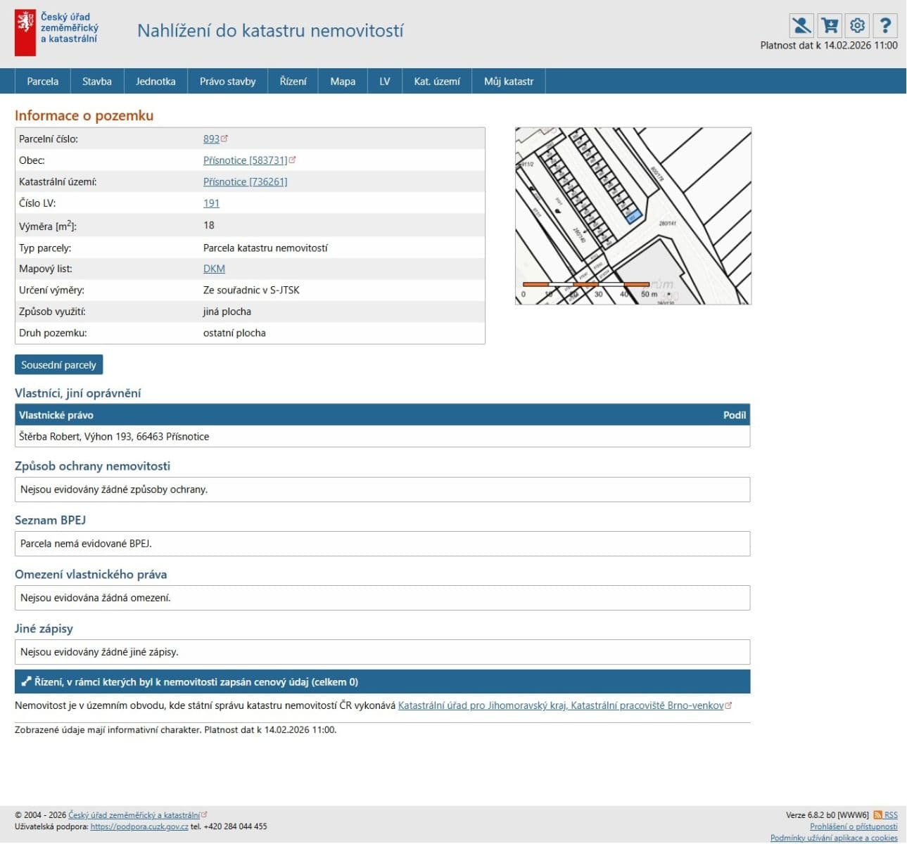 Prodej garáže 18 m², Výhon, Přísnotice, Jihomoravský kraj Prodej garáže 18 m², Výhon, Přísnotice, Jihomoravský kraj