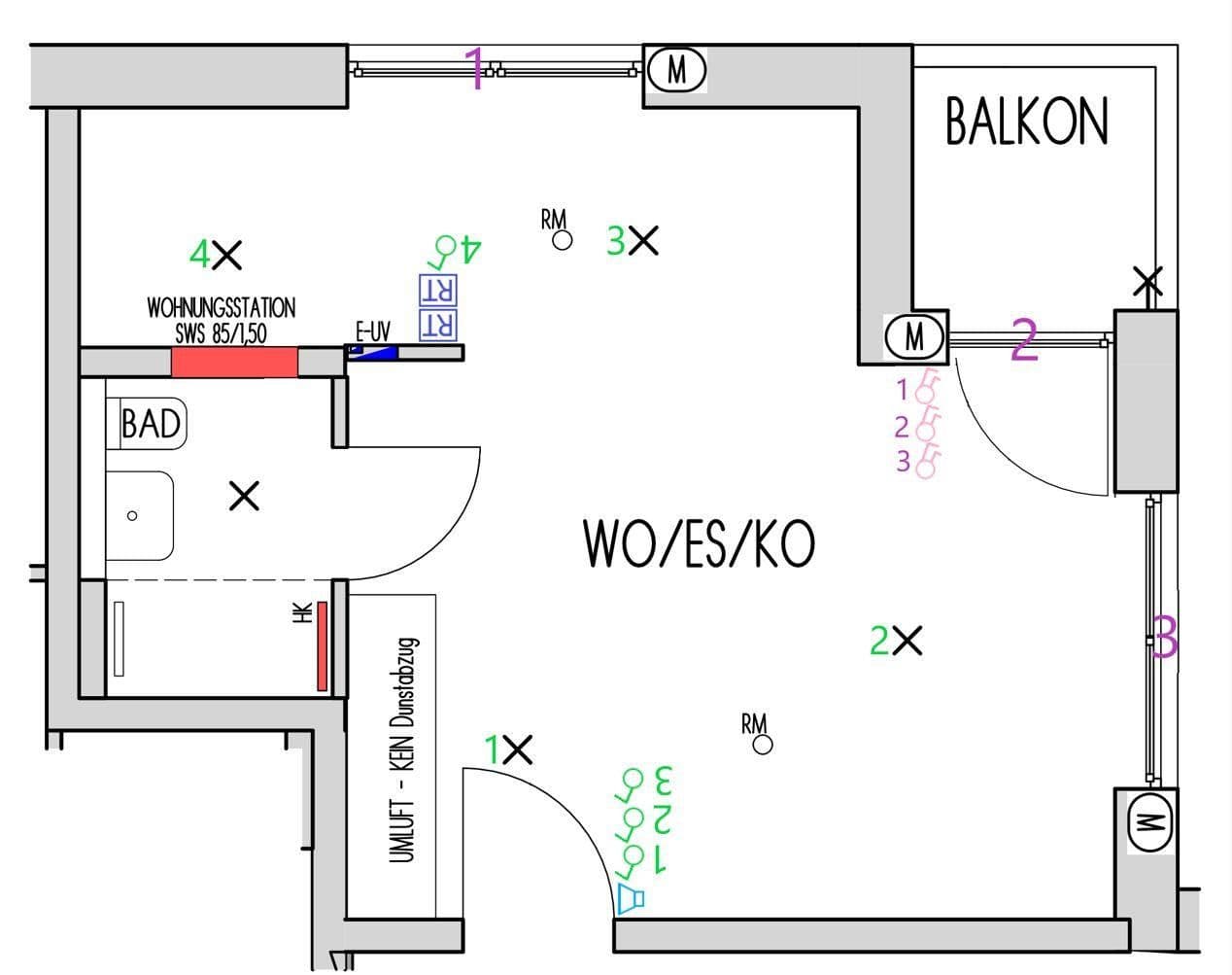 Pronájem bytu 1+1 34 m², Sontheimer Straße 42, Heilbronn, Bádensko-Württembersko Pronájem bytu 1+1 34 m², Sontheimer Straße 42, Heilbronn, Bádensko-Württembersko