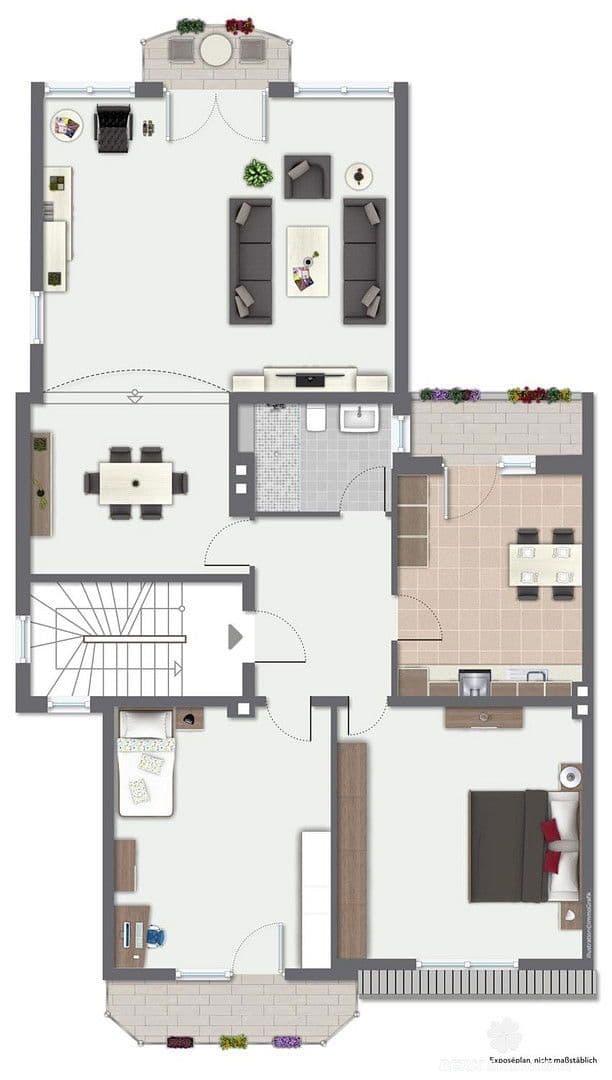 Pronájem bytu 3+1 140 m², Hanau, Hessen Pronájem bytu 3+1 140 m², Hanau, Hessen