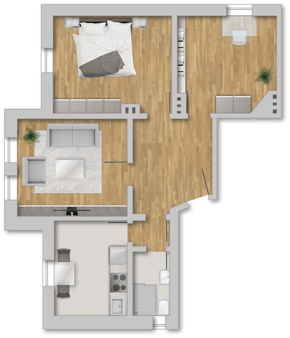 Pronájem bytu 3+1 67 m², Mühlenstraße 134, Bielefeld, Severní Porýní-Vestfálsko Pronájem bytu 3+1 67 m², Mühlenstraße 134, Bielefeld, Severní Porýní-Vestfálsko