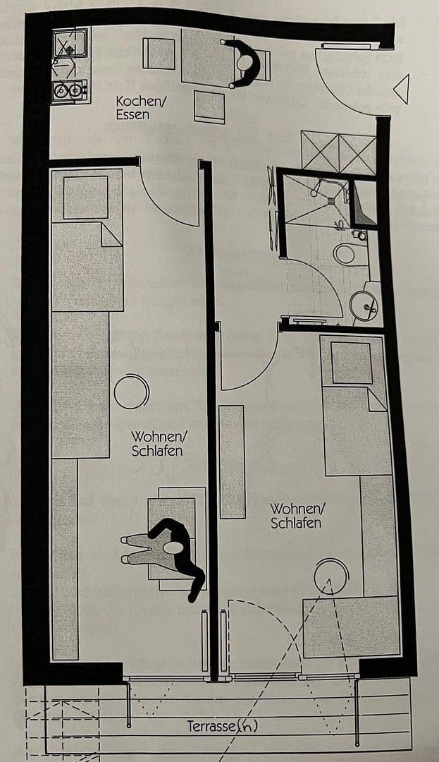 Prodej bytu 2+1 45 m², Friedenstraße 12b, Regensburg, Bavorsko Prodej bytu 2+1 45 m², Friedenstraße 12b, Regensburg, Bavorsko