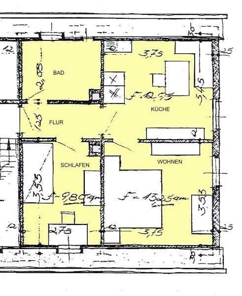Prodej bytu 2+1 50 m², Gartenstraße 35, Neustadt Weinstraße, Porýní-Falc Prodej bytu 2+1 50 m², Gartenstraße 35, Neustadt Weinstraße, Porýní-Falc
