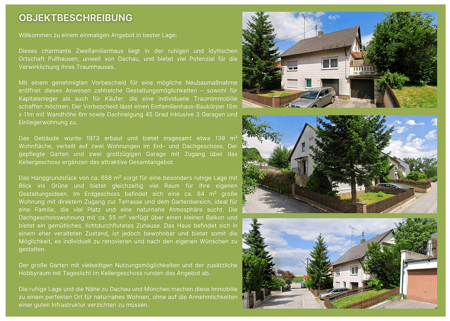 Prodej domu 139 m², pozemek 658 m², Am Speckfeld 24, Dachau, Bavorsko Prodej domu 139 m², pozemek 658 m², Am Speckfeld 24, Dachau, Bavorsko