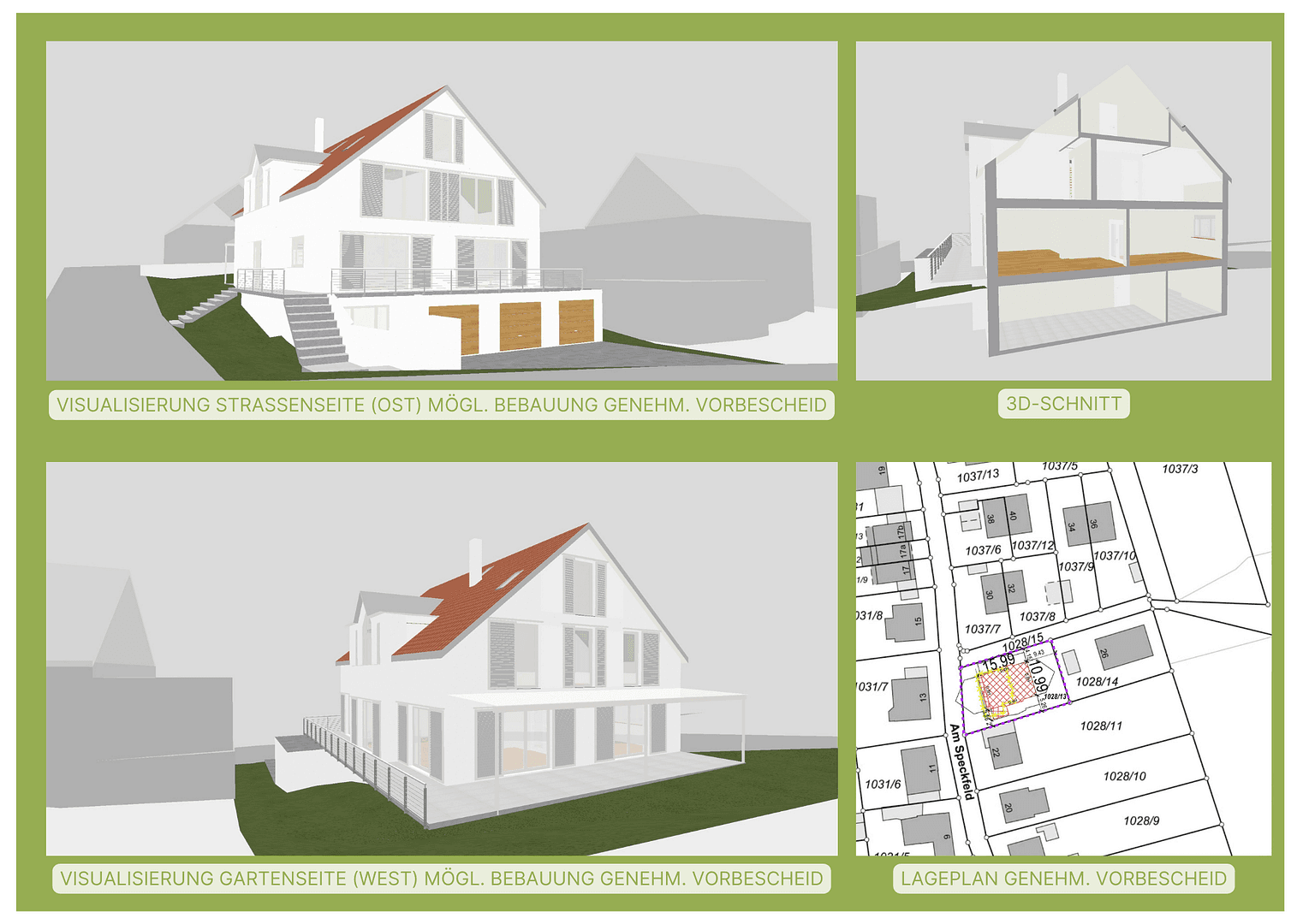 Prodej domu 139 m², pozemek 658 m², Am Speckfeld 24, Dachau, Bavorsko Prodej domu 139 m², pozemek 658 m², Am Speckfeld 24, Dachau, Bavorsko