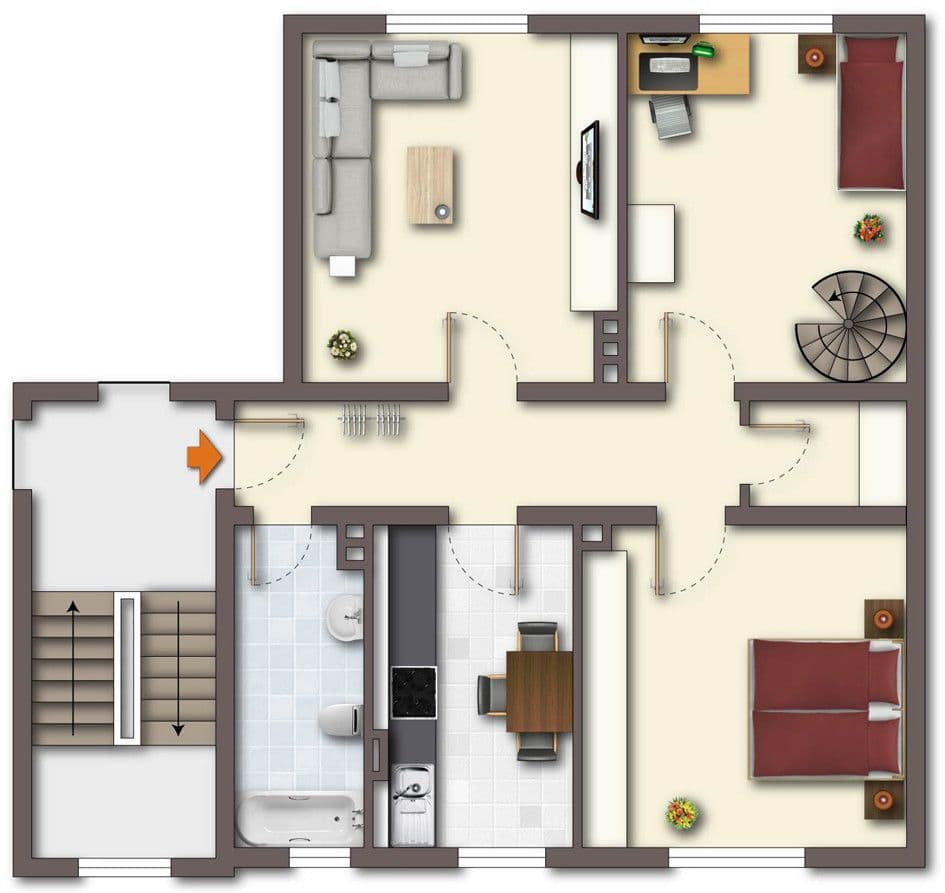 Prodej bytu 5+1 124 m², Brandenburgstr. 16, Wuppertal, Severní Porýní-Vestfálsko Prodej bytu 5+1 124 m², Brandenburgstr. 16, Wuppertal, Severní Porýní-Vestfálsko