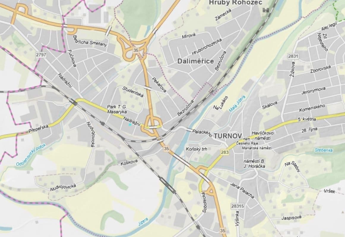 Prodej pozemku 283 m², Turnov, Liberecký kraj Prodej pozemku 283 m², Turnov, Liberecký kraj