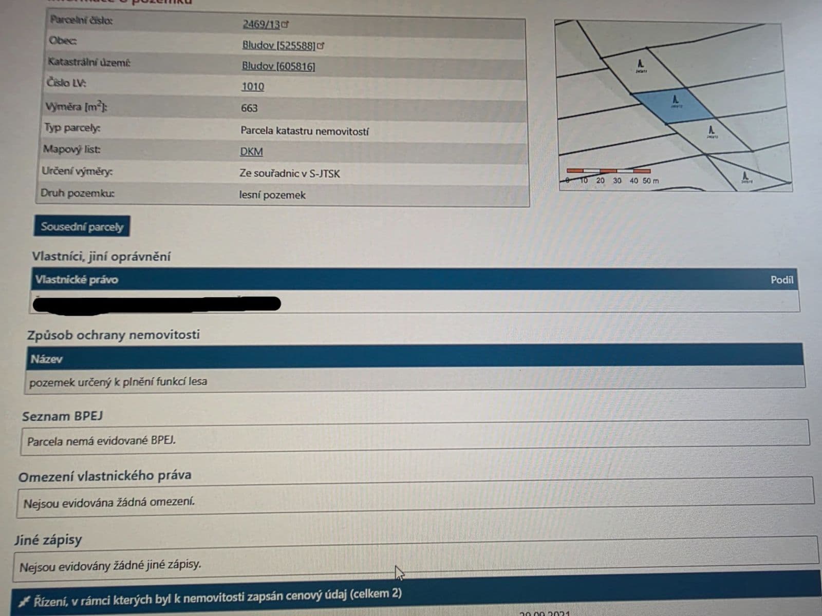 Prodej pozemku 663 m², Bludov, Olomoucký kraj Prodej pozemku 663 m², Bludov, Olomoucký kraj