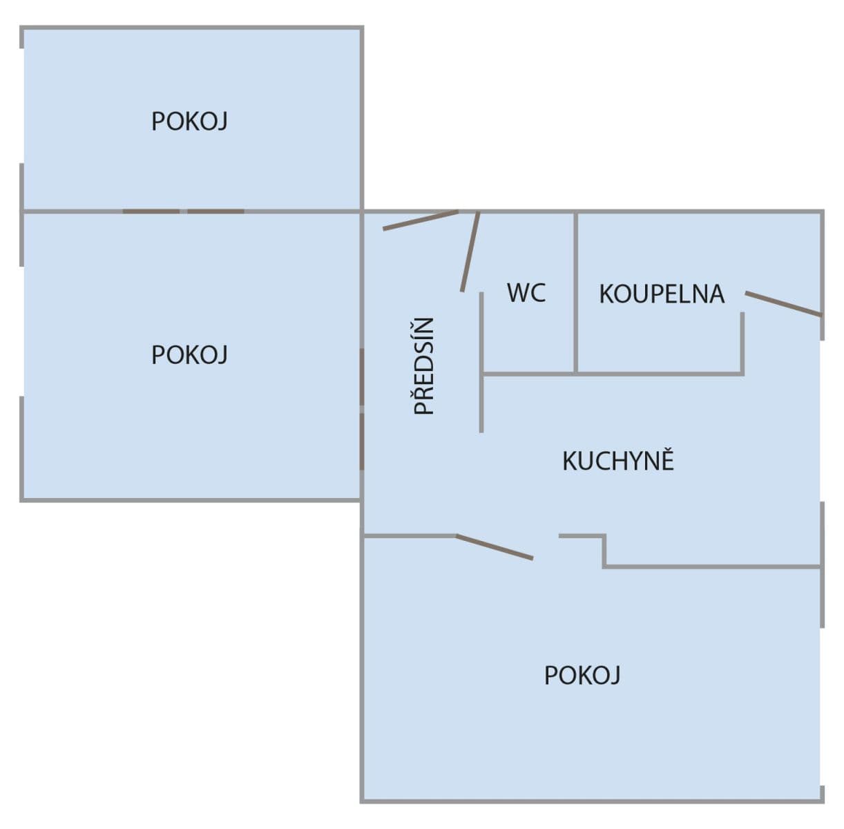 Pronájem bytu 3+1 55 m², Molákova, Praha, Praha Pronájem bytu 3+1 55 m², Molákova, Praha, Praha