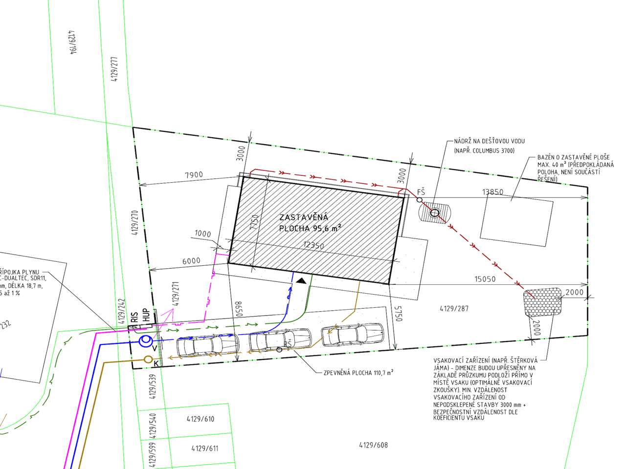 Prodej pozemku 570 m², Tikovská, Praha, Praha Prodej pozemku 570 m², Tikovská, Praha, Praha