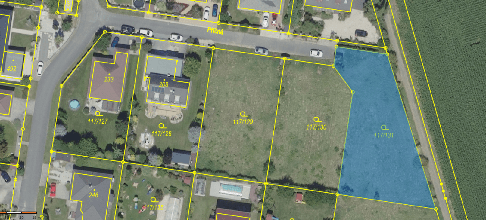 Prodej pozemku 1.108 m², Příčná, Křenice, Středočeský kraj Prodej pozemku 1.108 m², Příčná, Křenice, Středočeský kraj