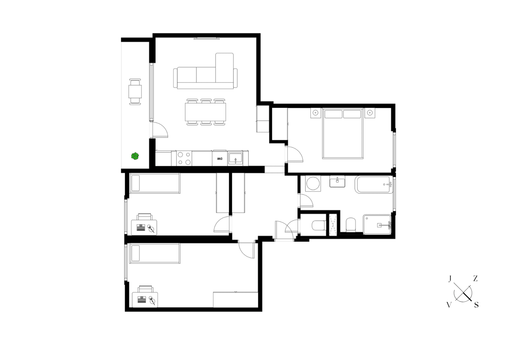 Prodej bytu 4+kk 80 m², Hrusická, Praha, Praha Prodej bytu 4+kk 80 m², Hrusická, Praha, Praha