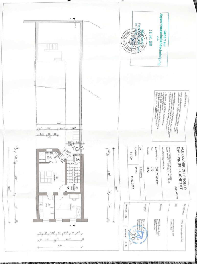 Prodej bytu 2+1 53 m², Cáchy, Severní Porýní-Vestfálsko Prodej bytu 2+1 53 m², Cáchy, Severní Porýní-Vestfálsko