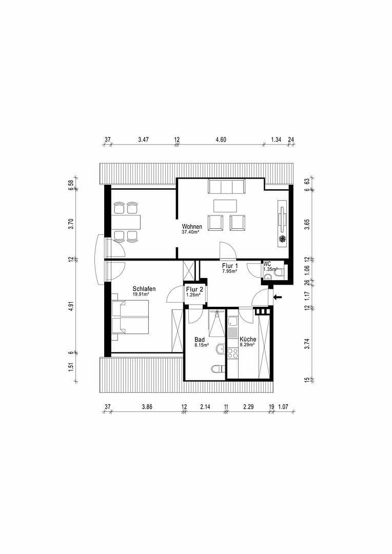 Prodej bytu 3+1 85 m², Bergedorf, Hamburg Prodej bytu 3+1 85 m², Bergedorf, Hamburg