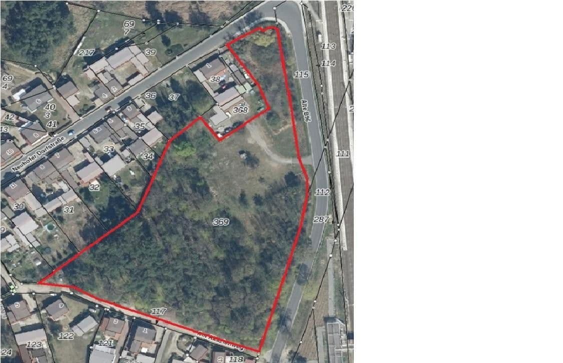 Prodej pozemku 15.000 m², Neuhofer Dorfstraße 1a, Zossen, Braniborsko Prodej pozemku 15.000 m², Neuhofer Dorfstraße 1a, Zossen, Braniborsko