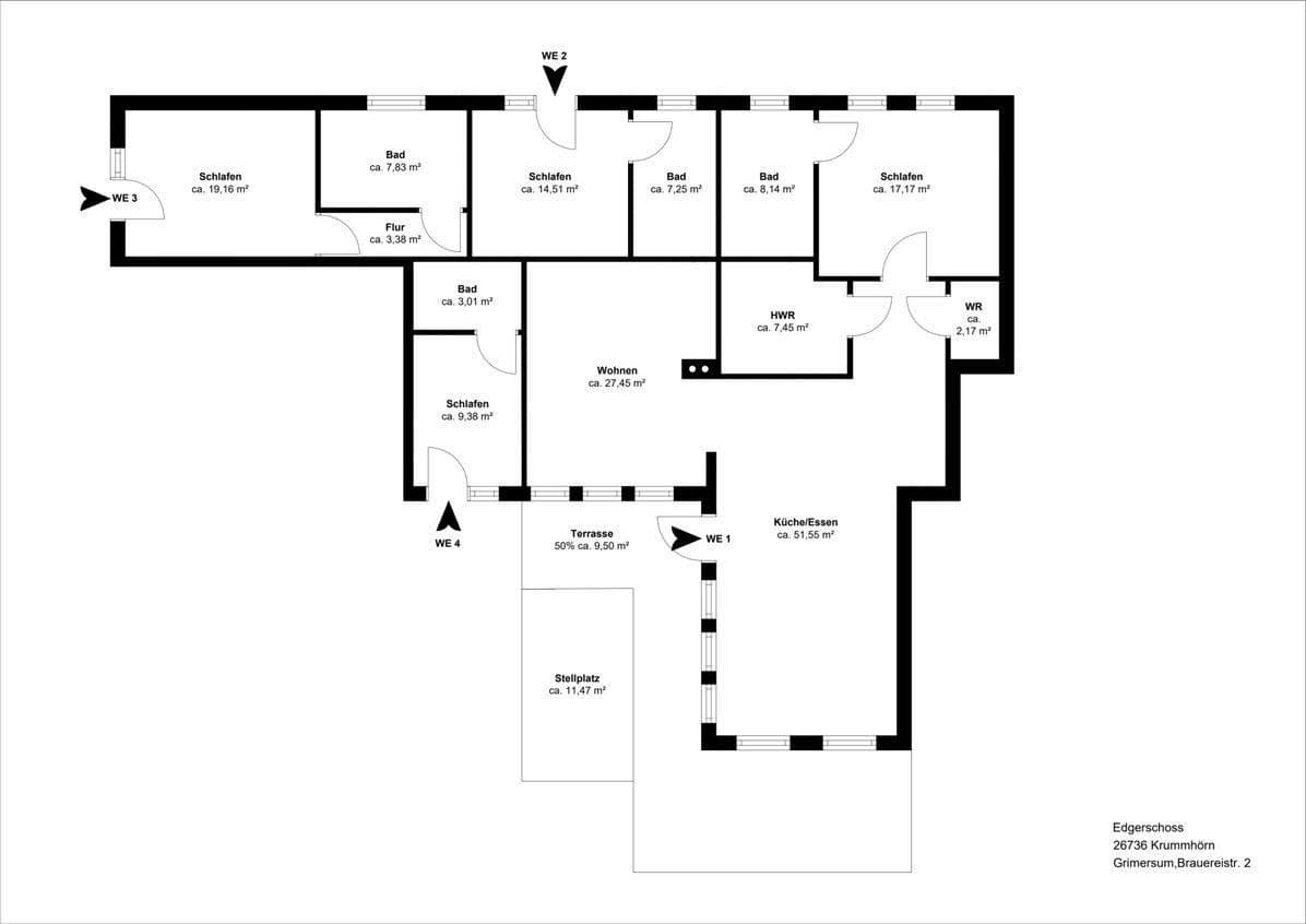 Prodej bytu 5+1 220 m², Krummhörn, Dolní Sasko Prodej bytu 5+1 220 m², Krummhörn, Dolní Sasko