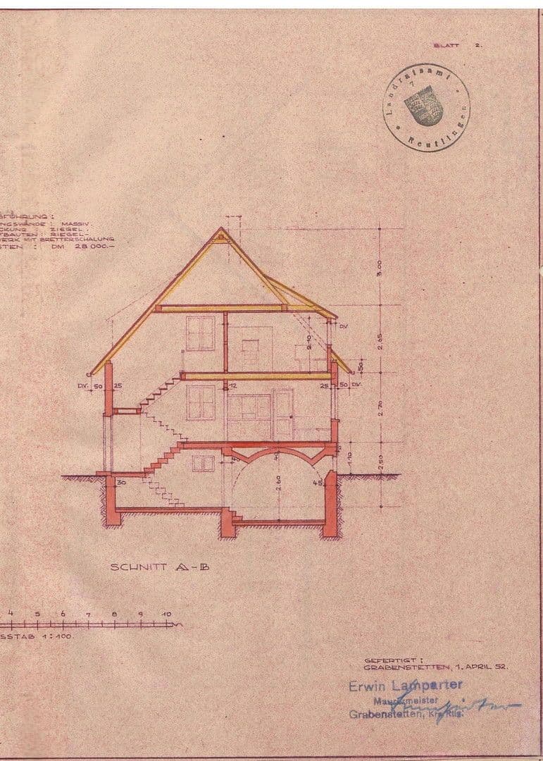Prodej domu 123 m², pozemek 1.238 m², Uhlandstaße 9, Grabenstetten, Bádensko-Württembersko Prodej domu 123 m², pozemek 1.238 m², Uhlandstaße 9, Grabenstetten, Bádensko-Württembersko