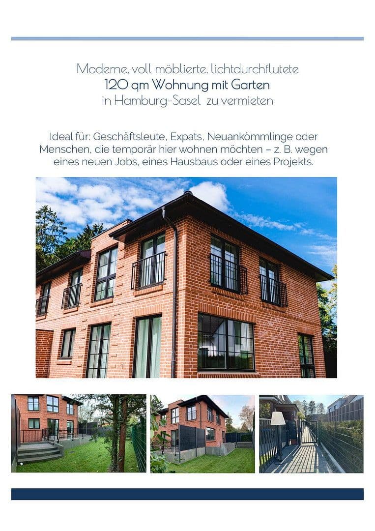Pronájem bytu 4+1 120 m², Hamburg, Hamburg Pronájem bytu 4+1 120 m², Hamburg, Hamburg