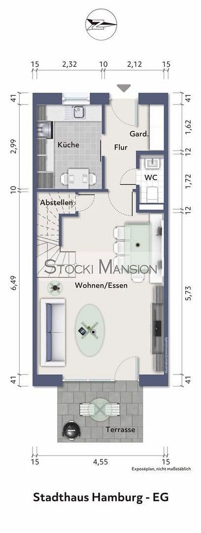 Pronájem bytu 4+1 111 m², Hamburg, Hamburg Pronájem bytu 4+1 111 m², Hamburg, Hamburg