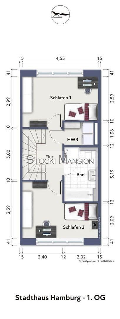 Pronájem bytu 4+1 111 m², Hamburg, Hamburg Pronájem bytu 4+1 111 m², Hamburg, Hamburg