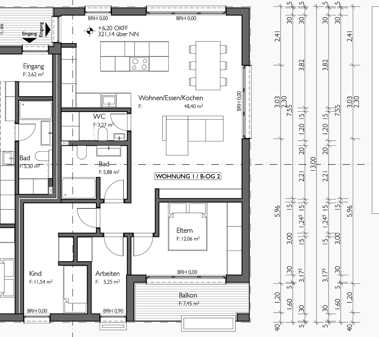 Pronájem bytu 4+1 94 m², Feldbergblick 26, Waldems, Hessen Pronájem bytu 4+1 94 m², Feldbergblick 26, Waldems, Hessen