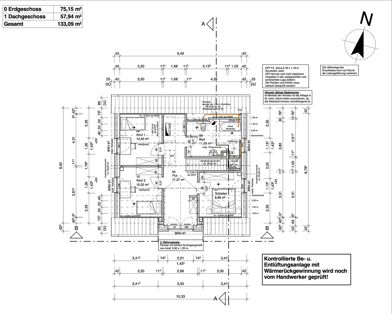 Prodej domu 133 m², pozemek 820 m², Fahrdorf, Šlesvicko-Holštýnsko Prodej domu 133 m², pozemek 820 m², Fahrdorf, Šlesvicko-Holštýnsko