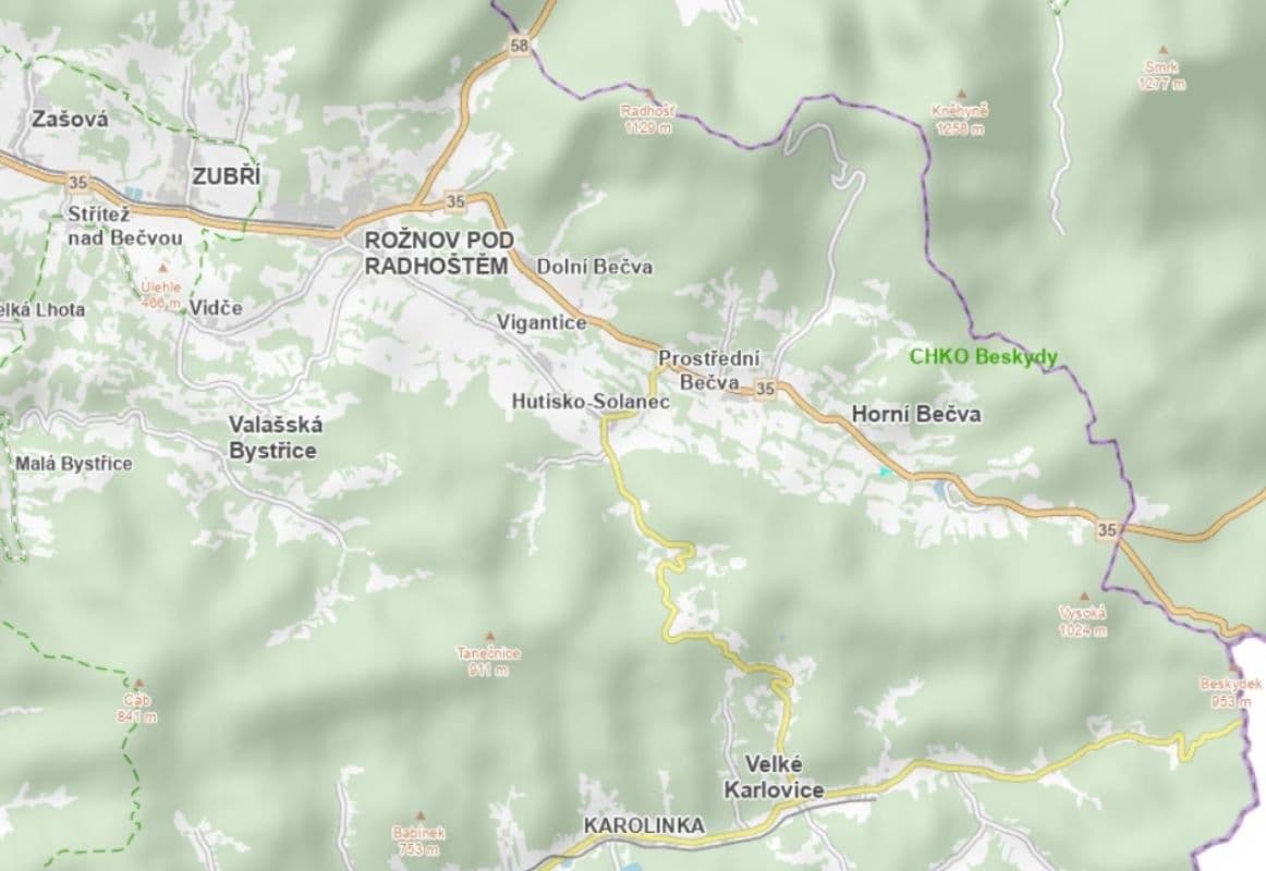 Prodej pozemku 9.475 m², Horní Bečva, Zlínský kraj Prodej pozemku 9.475 m², Horní Bečva, Zlínský kraj