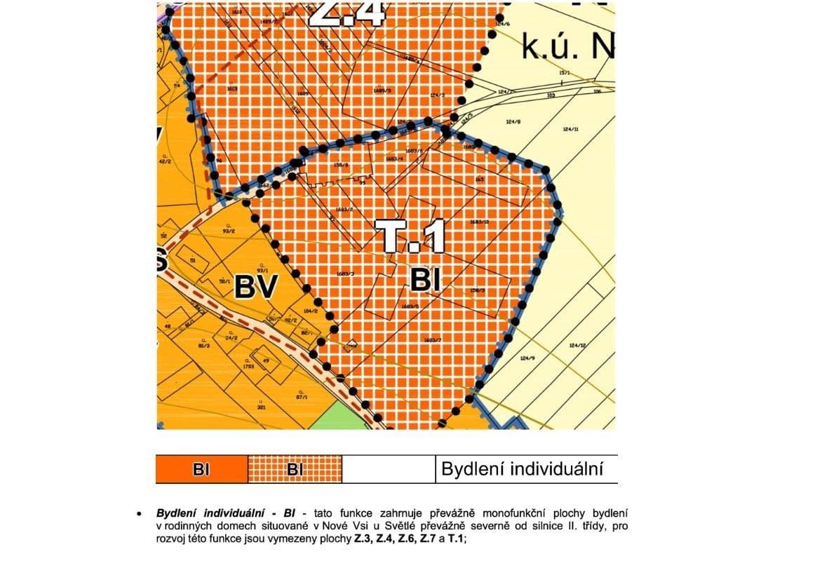 Prodej pozemku 4.203 m², Nová Ves u Světlé, Kraj Vysočina Prodej pozemku 4.203 m², Nová Ves u Světlé, Kraj Vysočina