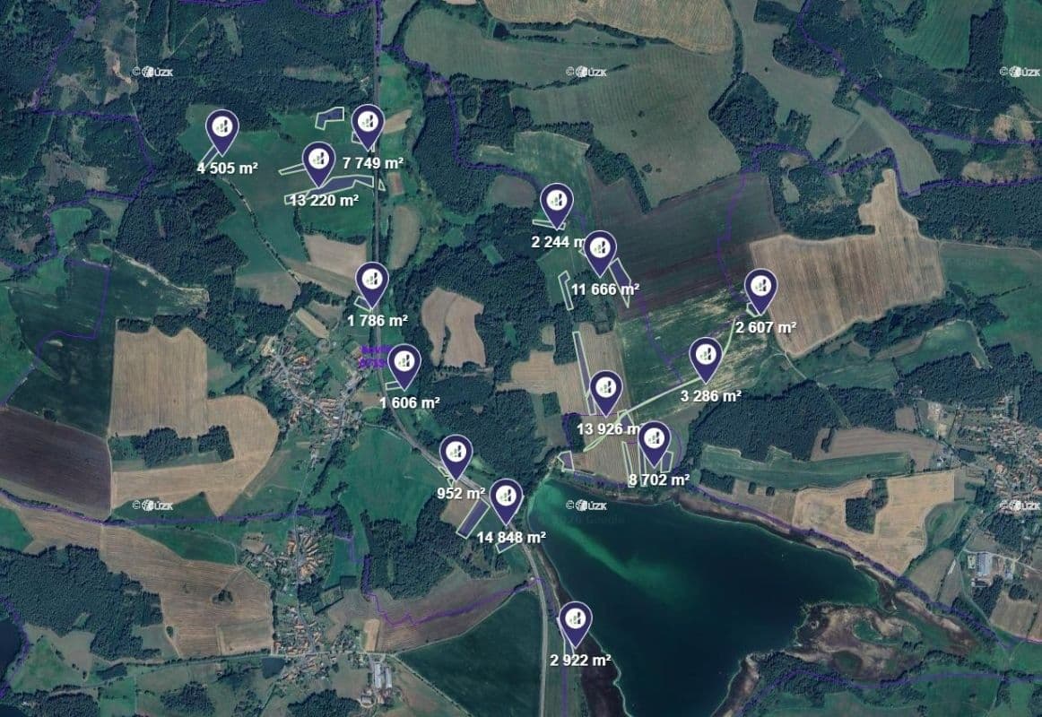 Prodej pozemku 90.019 m², Kovčín, Plzeňský kraj Prodej pozemku 90.019 m², Kovčín, Plzeňský kraj