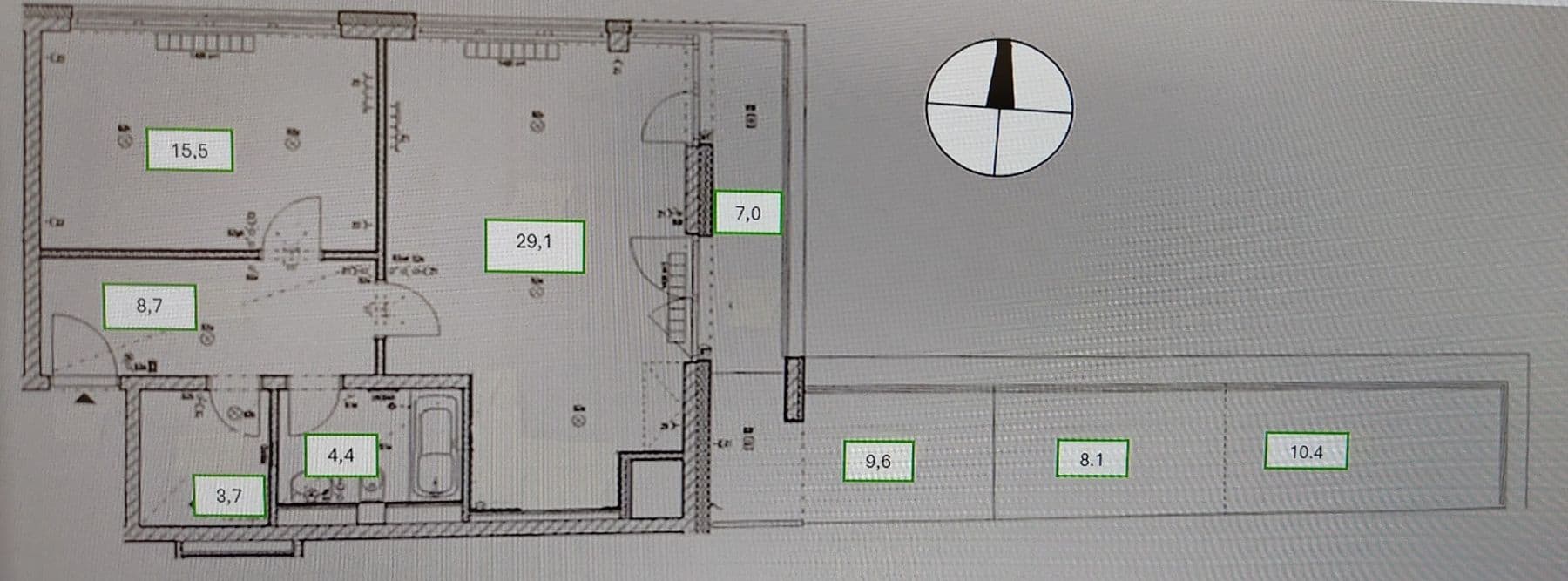 Pronájem bytu 2+kk 61 m², Poděbradská, Praha, Praha Pronájem bytu 2+kk 61 m², Poděbradská, Praha, Praha