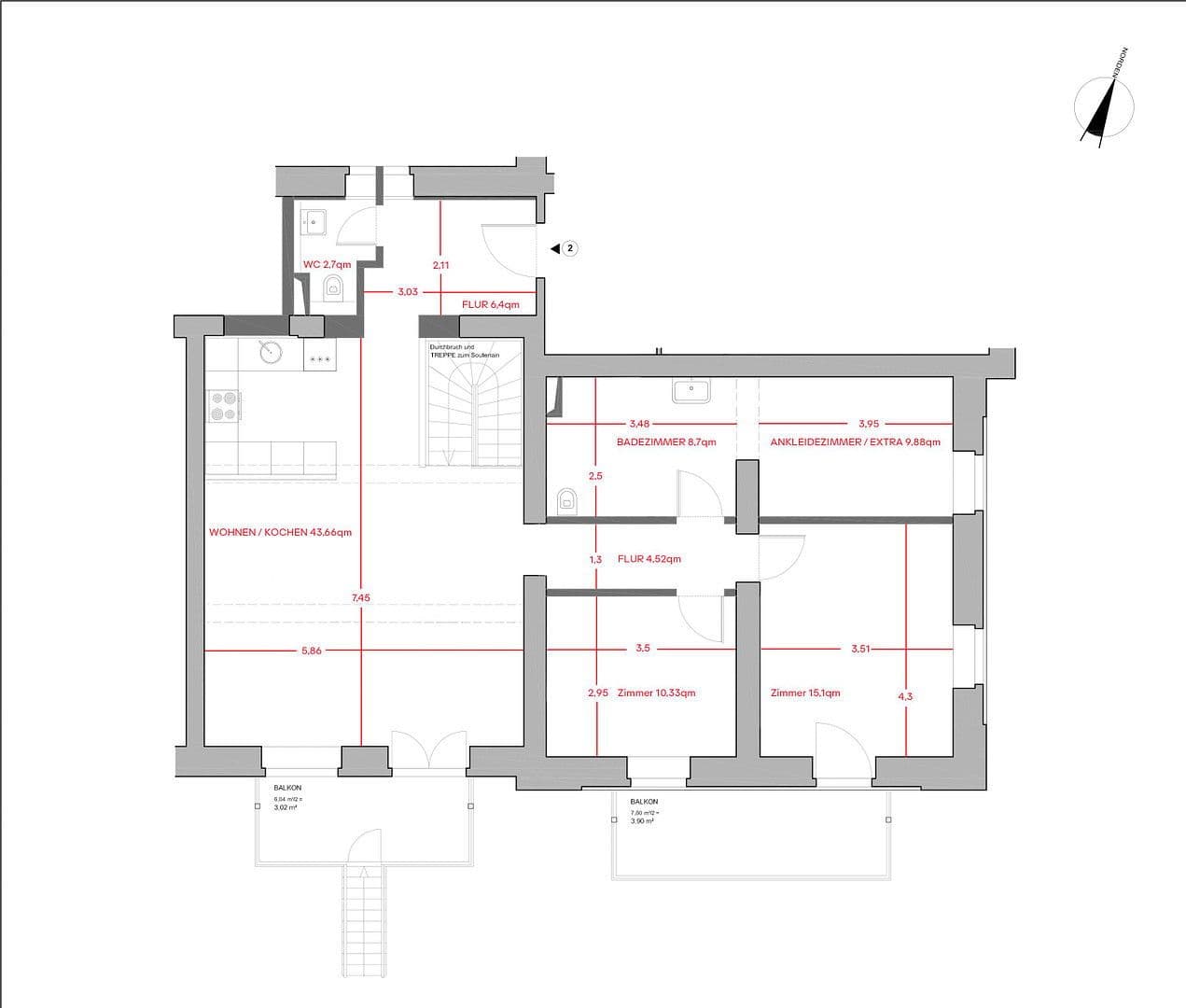 Prodej bytu 4+1 110 m², Hohenzollernring 18c, Berlin, Berlín Prodej bytu 4+1 110 m², Hohenzollernring 18c, Berlin, Berlín