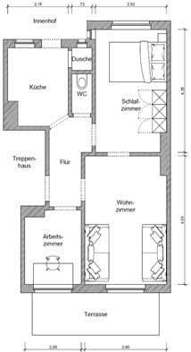 Prodej bytu 2+kk 44 m², Knauerstraße 13a, Hamburg, Hamburg Prodej bytu 2+kk 44 m², Knauerstraße 13a, Hamburg, Hamburg