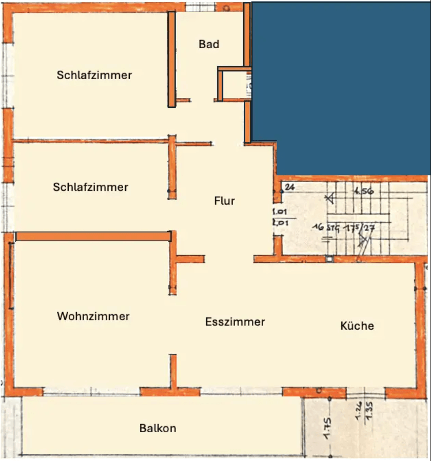 Pronájem bytu 4+1 103 m², Parkstrasse 3, Bad Vilbel, Hessen Pronájem bytu 4+1 103 m², Parkstrasse 3, Bad Vilbel, Hessen