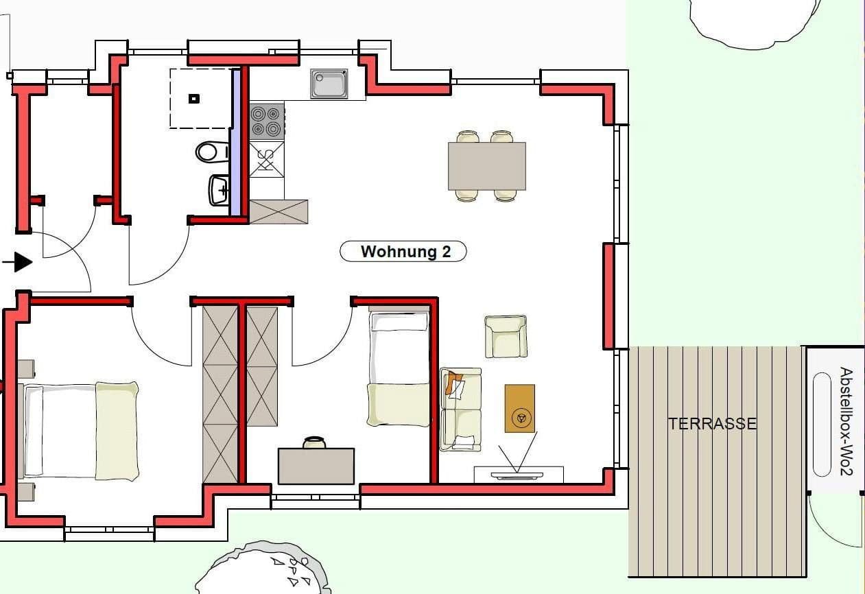 Pronájem bytu 3+1 71 m², Vogesenstr. 30, Kehl, Bádensko-Württembersko Pronájem bytu 3+1 71 m², Vogesenstr. 30, Kehl, Bádensko-Württembersko