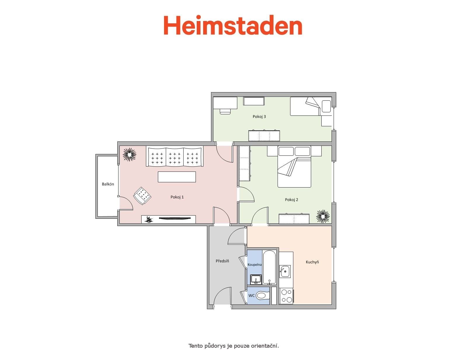 Pronájem bytu 3+1 60 m², Gustava Klimenta, Havířov, Moravskoslezský kraj Pronájem bytu 3+1 60 m², Gustava Klimenta, Havířov, Moravskoslezský kraj