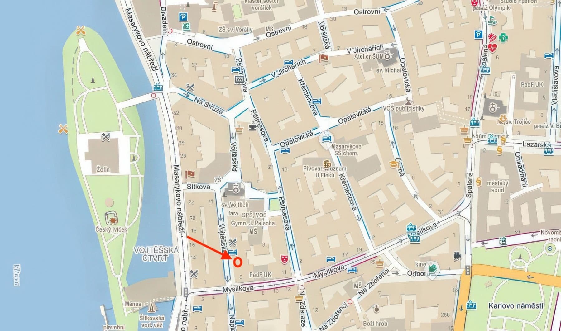 Pronájem bytu 4+kk 110 m², Vojtěšská, Praha, Praha Pronájem bytu 4+kk 110 m², Vojtěšská, Praha, Praha