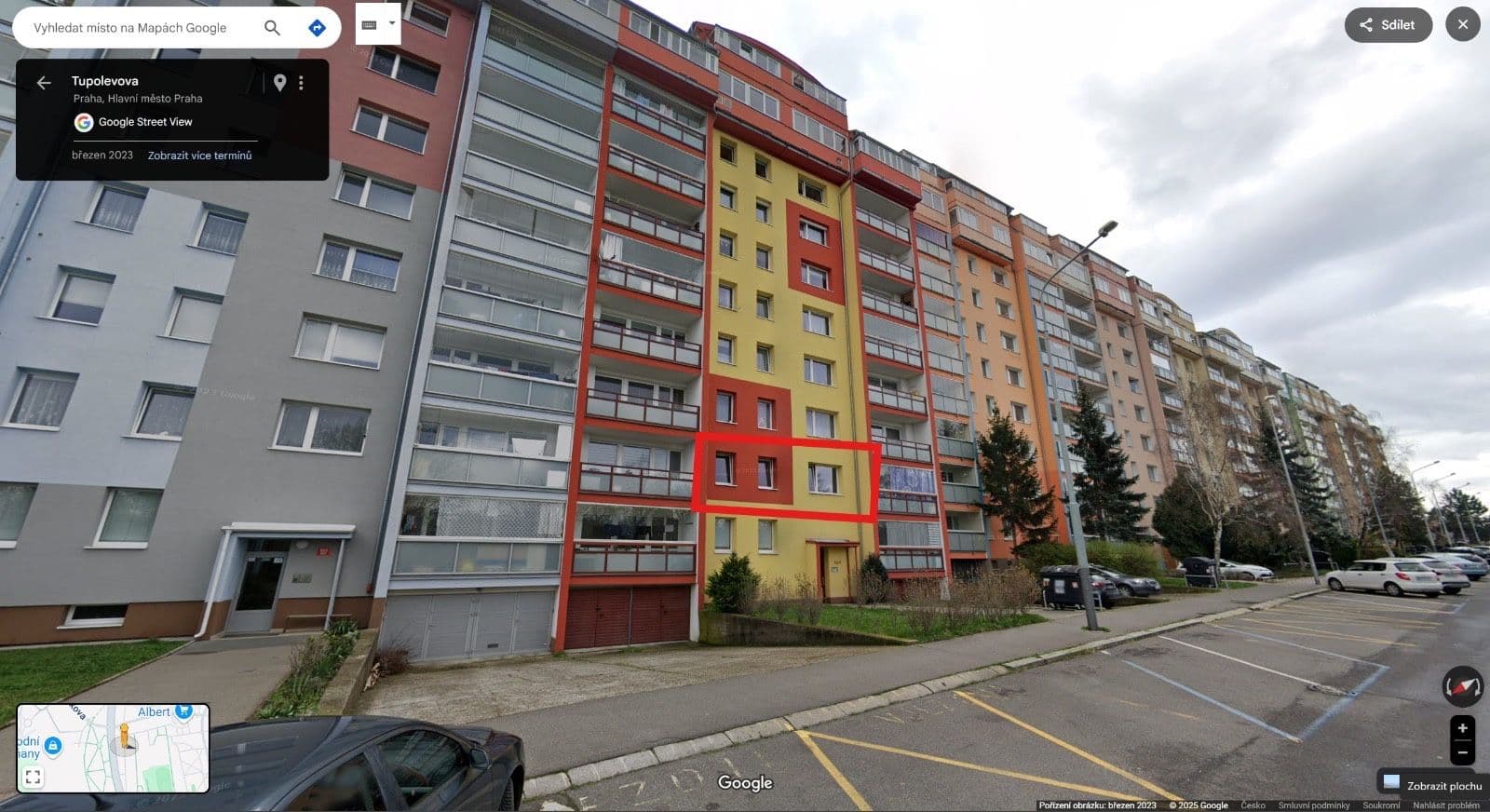 Pronájem bytu 2+kk 53 m², Tupolevova, Praha, Praha Pronájem bytu 2+kk 53 m², Tupolevova, Praha, Praha