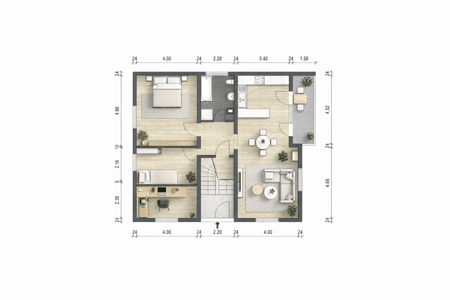 Prodej bytu 4+1 87 m², Östringen, Bádensko-Württembersko Prodej bytu 4+1 87 m², Östringen, Bádensko-Württembersko