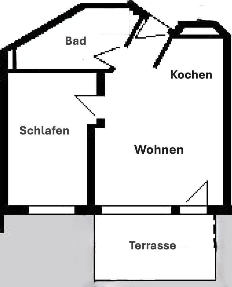 Pronájem bytu 2+1 50 m², Lange Äcker 42, Denkendorf, Bádensko-Württembersko Pronájem bytu 2+1 50 m², Lange Äcker 42, Denkendorf, Bádensko-Württembersko