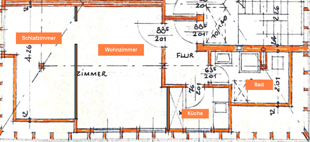 Pronájem bytu 2+1 56 m², Parkstrasse 3, Bad Vilbel, Hessen Pronájem bytu 2+1 56 m², Parkstrasse 3, Bad Vilbel, Hessen